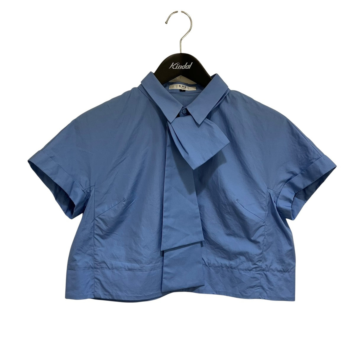 【新品未使用】SHE Tokyo ブラウス　ブルー SHE Tokyo（シートウキョウ）中古・古着オンライン通販 | Kindal