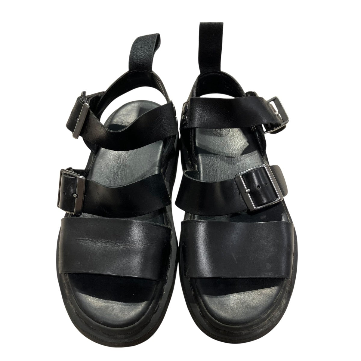 新品 Dr.Martin レザーサンダル GRYPHON 定価2.3万円 黒 Dr．Martens(ドクターマーチン) GRYPHON STRAP SANDALレザー