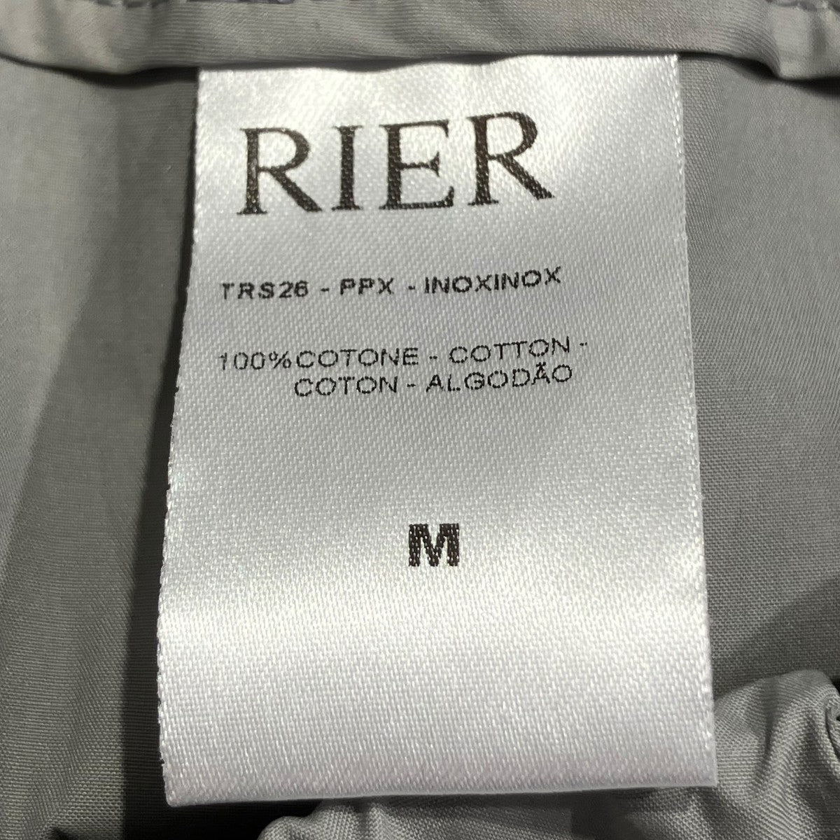 RIER 25SSBERMUDA INOX WAXED shortsショートパンツTRS26 古着・中古-5枚目のアイテム画像