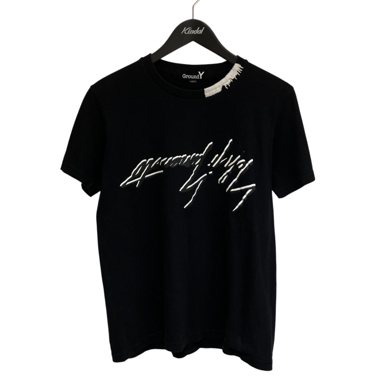 GROUND Y(グラウンドワイ) 反転ロゴTシャツGV-T52-070 GV-T52
