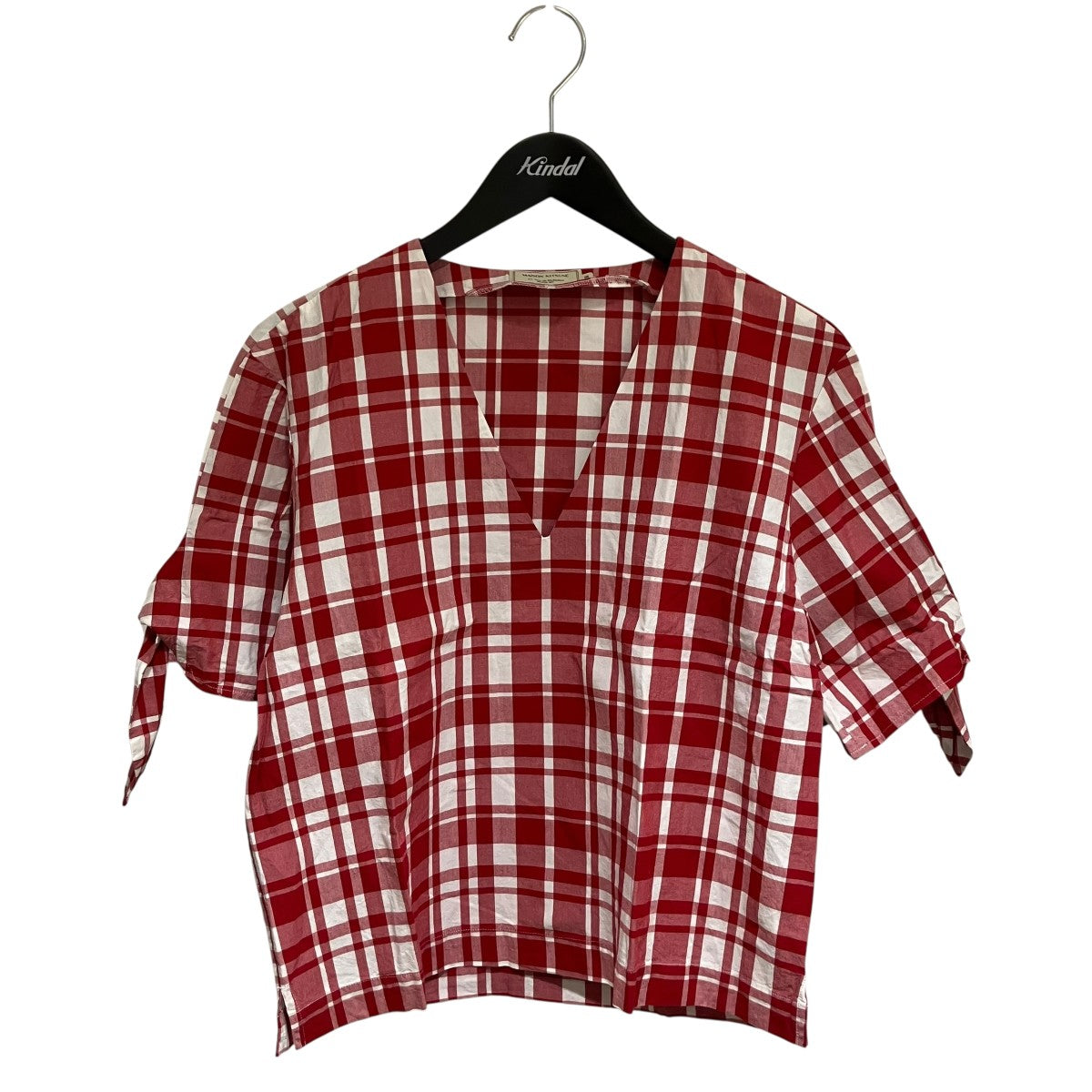 MAISON KITSUNE チェックブラウスKWH-09040-A 古着・中古-1枚目のアイテム画像