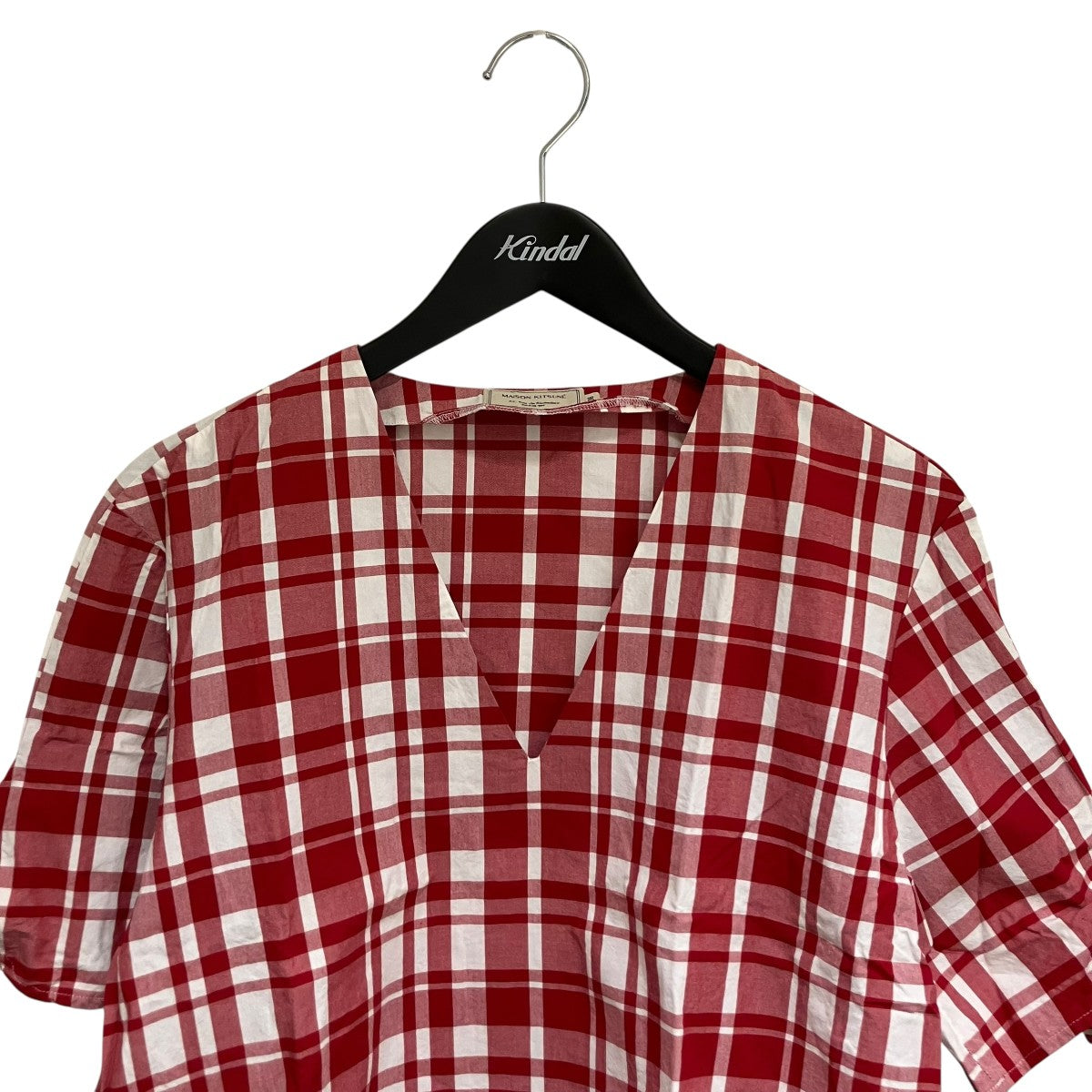 MAISON KITSUNE チェックブラウスKWH-09040-A 古着・中古-3枚目のアイテム画像