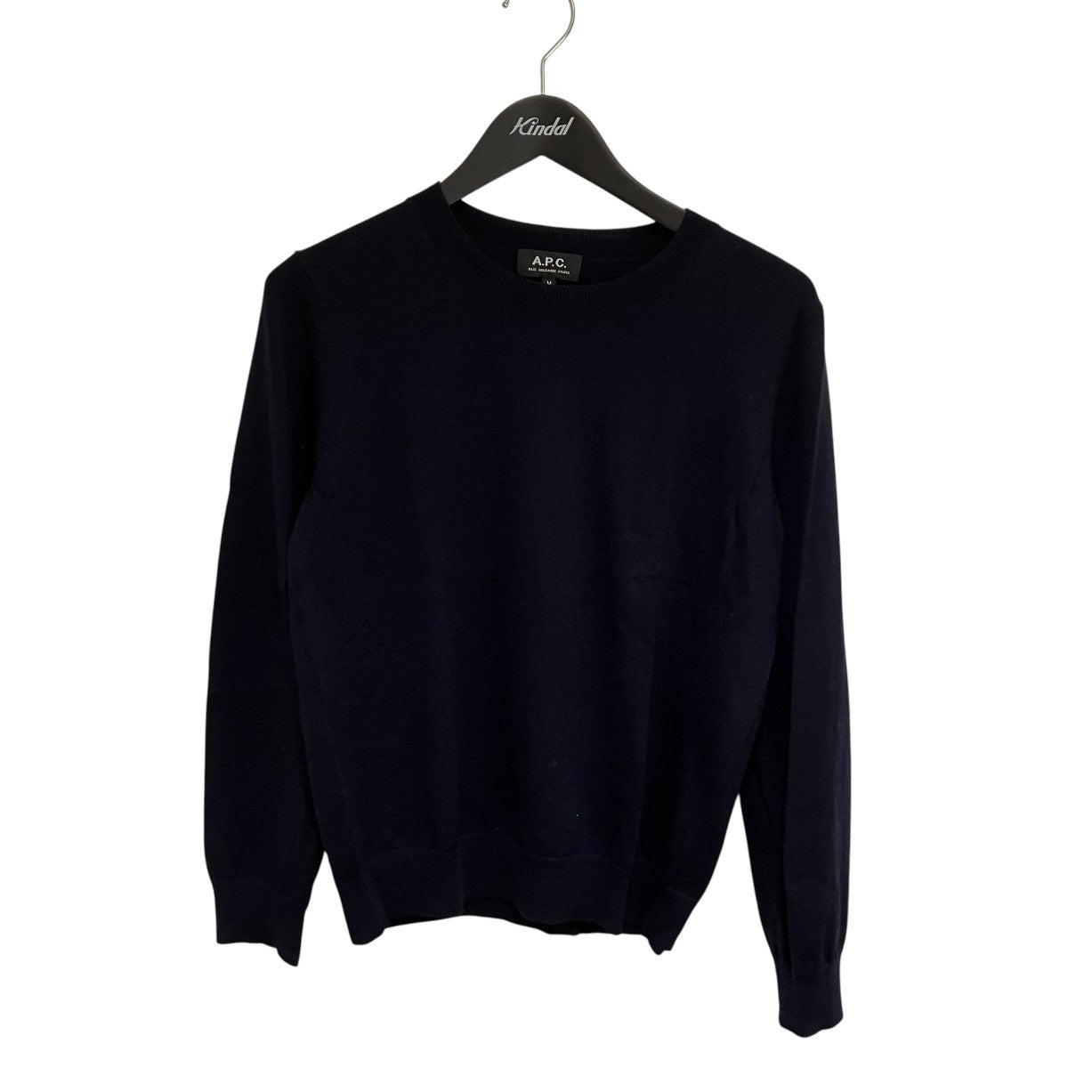 A.P.C. アーペーセー ニット・セーター こげ茶 XS 0400725Y0122 A.P.C. アーペーセー ニット・セーター XS こげ茶 【古着