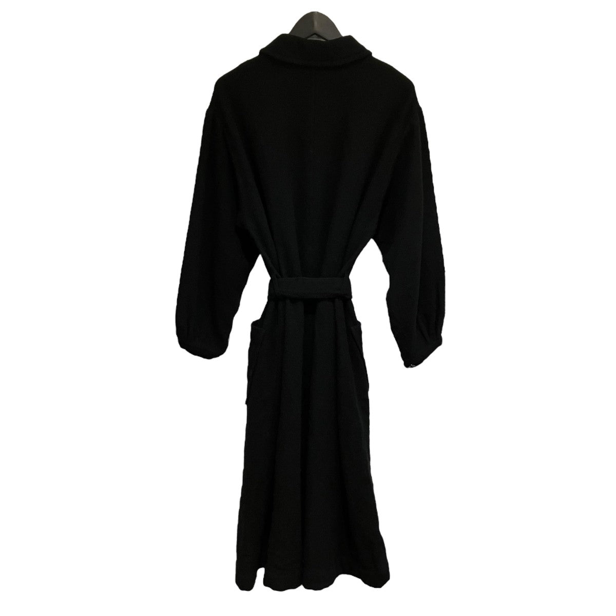 TAO COMME des GARCONS ウールナイロンビエタ製品縮絨丸襟コートトレンチコートTJ-C010 古着・中古-2枚目のアイテム画像