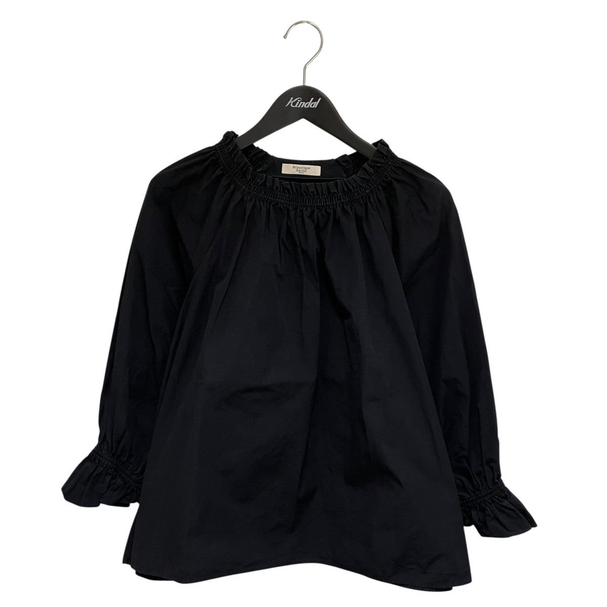 フリルカラー長袖ブラウス3-OBV7-16