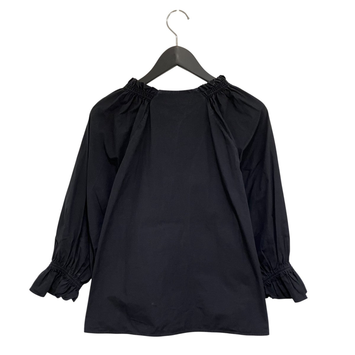 フリルカラー長袖ブラウス3-OBV7-16