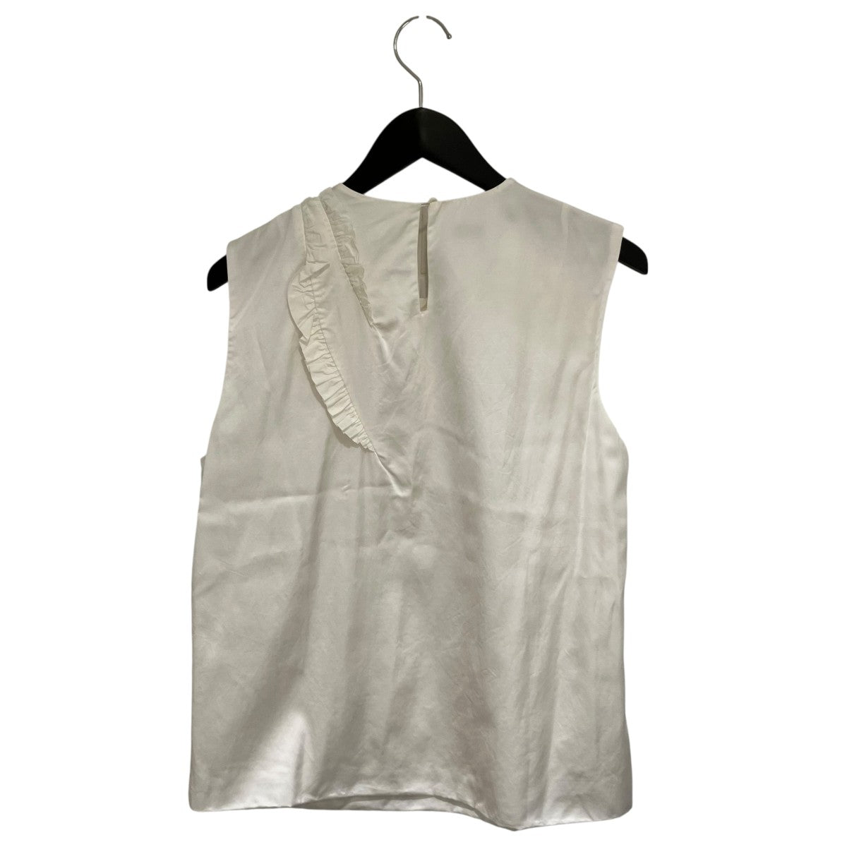 DRIES VAN NOTEN ノースリーブチュニック 36（S位） DRIES VAN NOTEN(ドリスヴァンノッテン) ノースリーブフリル