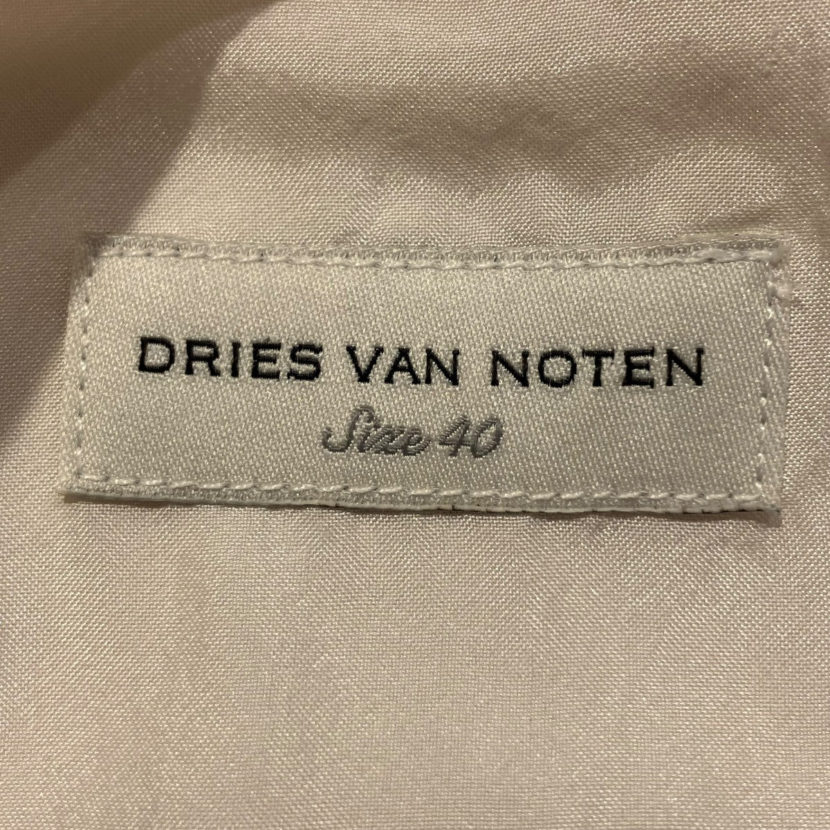 DRIES VAN NOTEN ノースリーブフリルブラウス 古着・中古-5枚目のアイテム画像