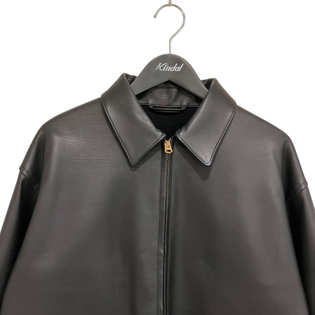 【限定】COMOLI 24AW カーフスキンジップショートジャケット サイズ2 COMOLI(コモリ) 24AWカーフスキン ジップショートジャケット