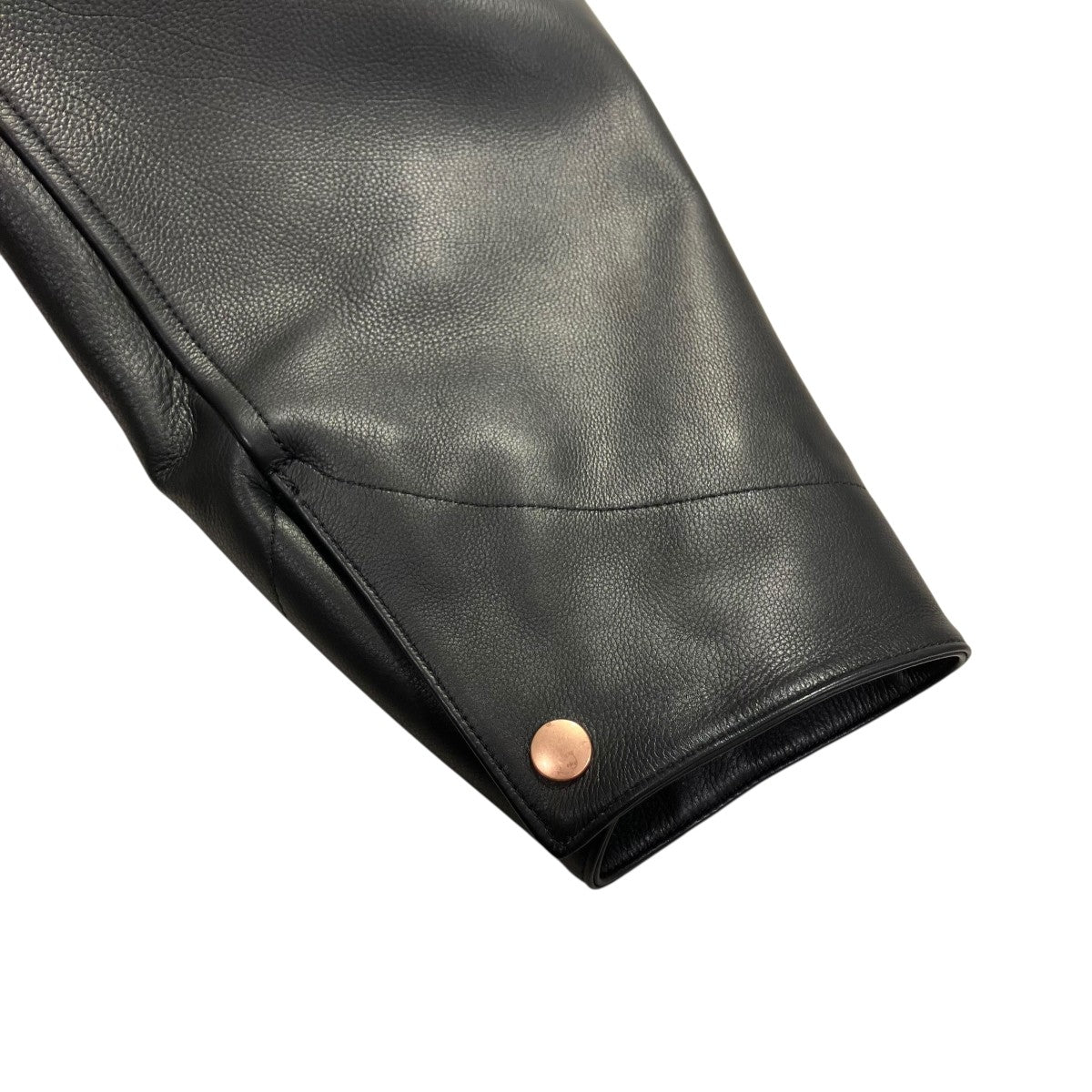 【限定】COMOLI 24AW カーフスキンジップショートジャケット サイズ2 COMOLI(コモリ) 24AWカーフスキン ジップショートジャケット