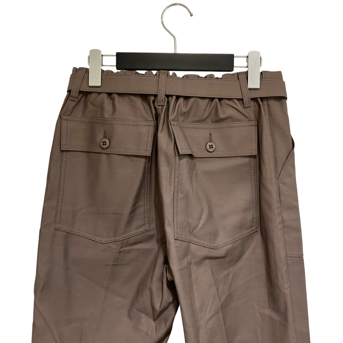 25SSCotton Back Satin Pantsパンツ25-03696M