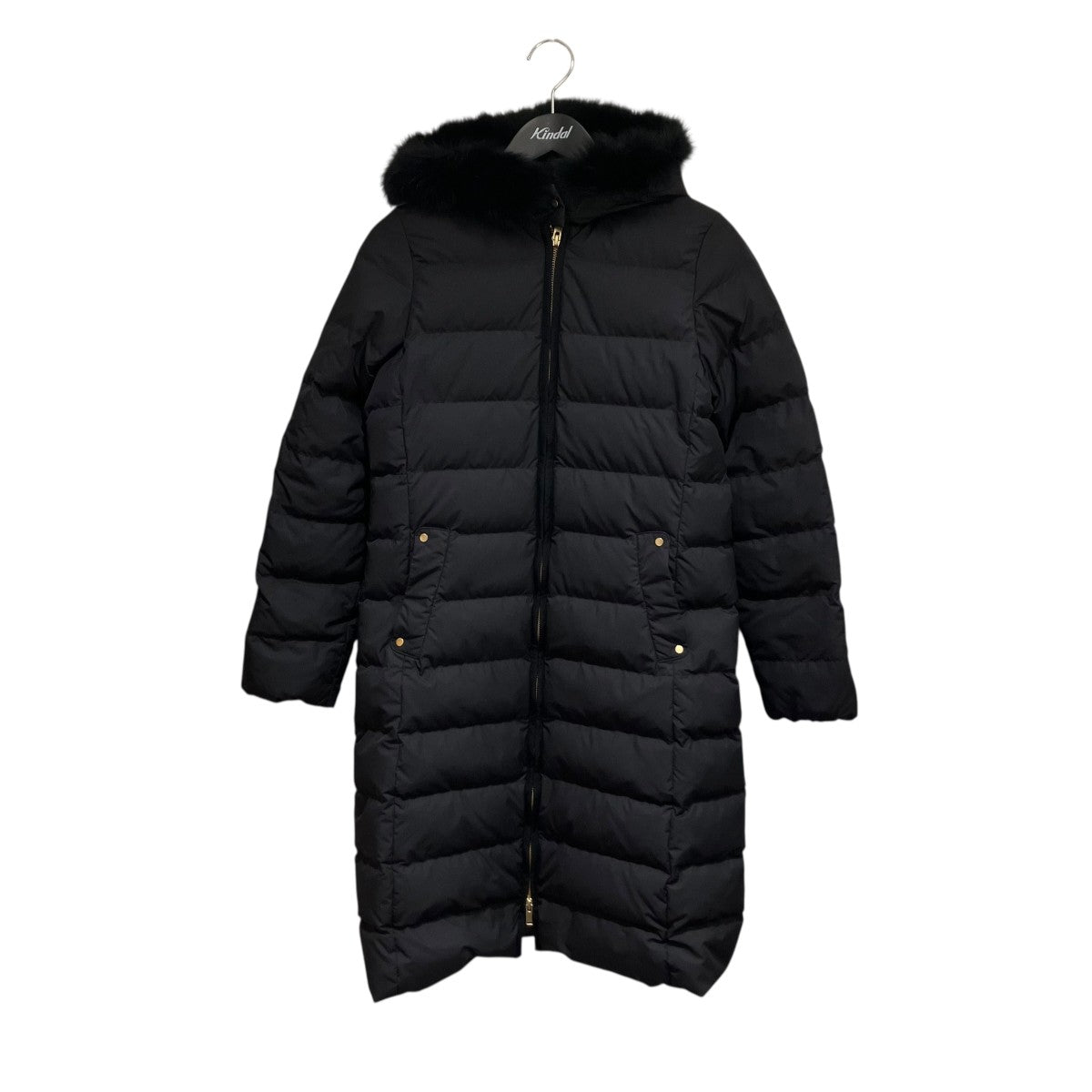 グリーンレーベルリラクシング　ブラック　黒　フォックス　カシミヤ　金ボタン　F green label relaxing（グリーンレーベルリラクシング） 美品