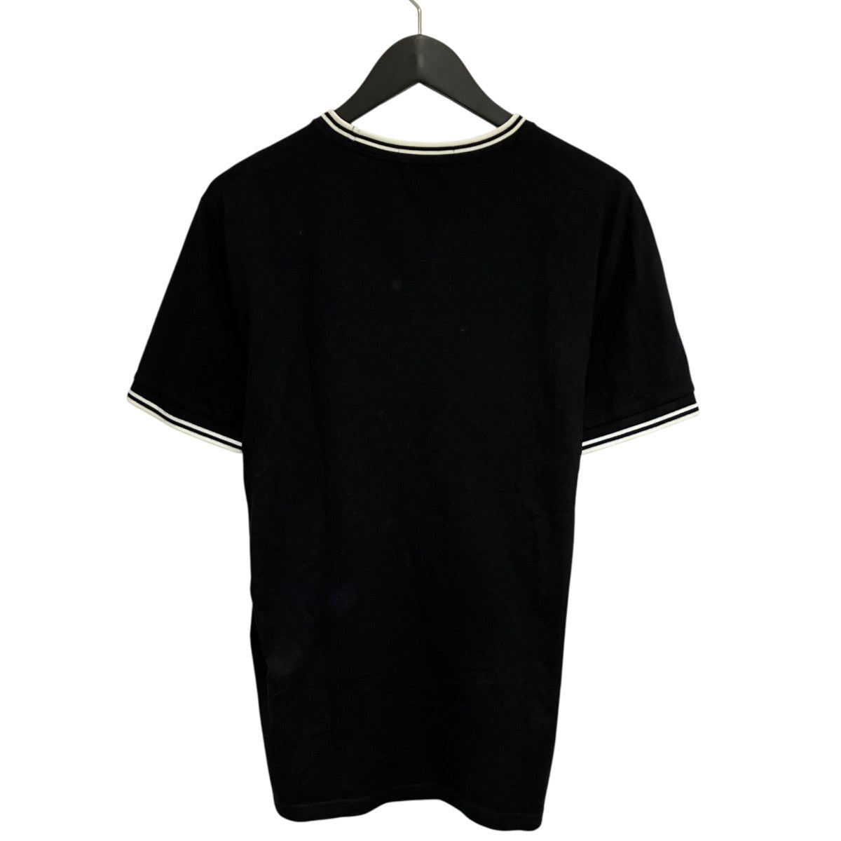 FRED PERRY ブラック ポロシャツ Mサイズ FRED PERRY✨イングランド製 ポロシャツ 黒×金 Lサイズ ブラック