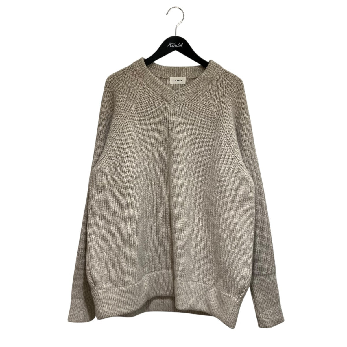 トップス RERACS BULKY DS KNIT THE RERACS BULKY CASHMERE/SILK DRIVERS KNIT BLACK│Ambiance