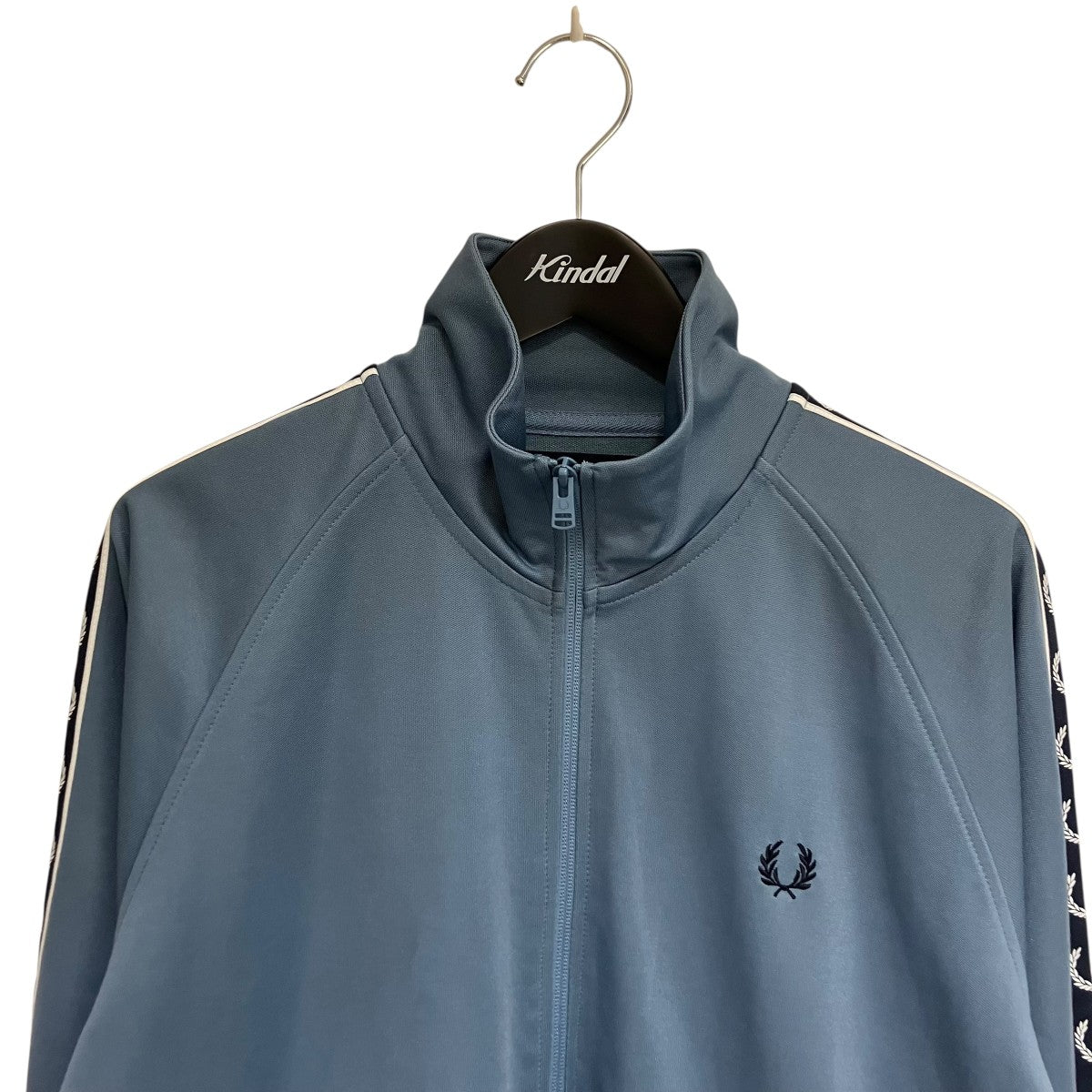 FRED PERRY CONTRAST TAPE トラックジャケット　ブルー レディース メンズ Fred Perry フレッドペリー Contrast Tape