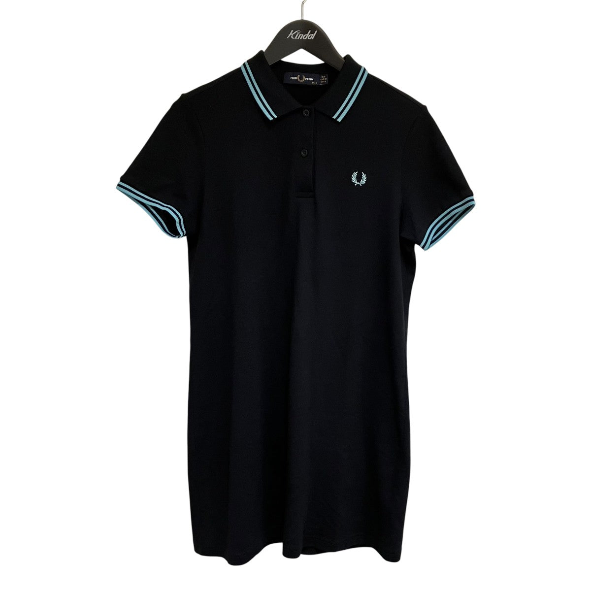 FRED PERRY ポロワンピースsize10 FRED PERRY(フレッドペリー) Tartan Sleeve Pique Dressポロ