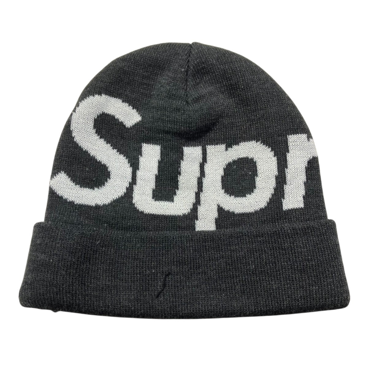 Supreme(シュプリーム) Big Logo Beanieニット帽 グレー サイズ