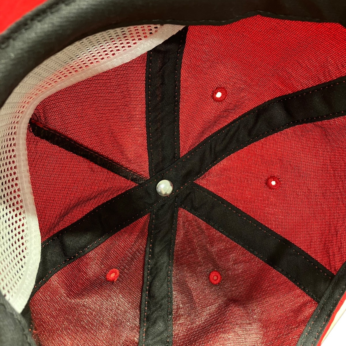 Supreme 赤 チェック柄 5パネルキャップ　cordura Supreme 赤 チェック柄 5パネルキャップ cordura - メルカリ