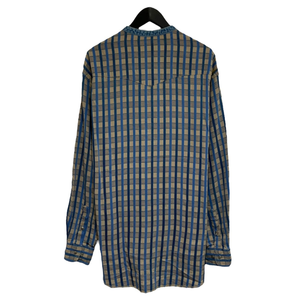 Wrangler(ラングラー) 80'S 紺タグチェックシャツ ベージュ