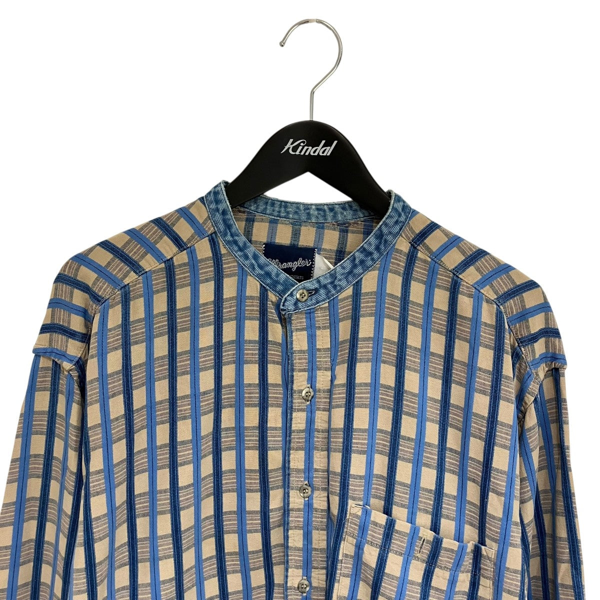 Wrangler(ラングラー) 80'S 紺タグチェックシャツ ベージュ