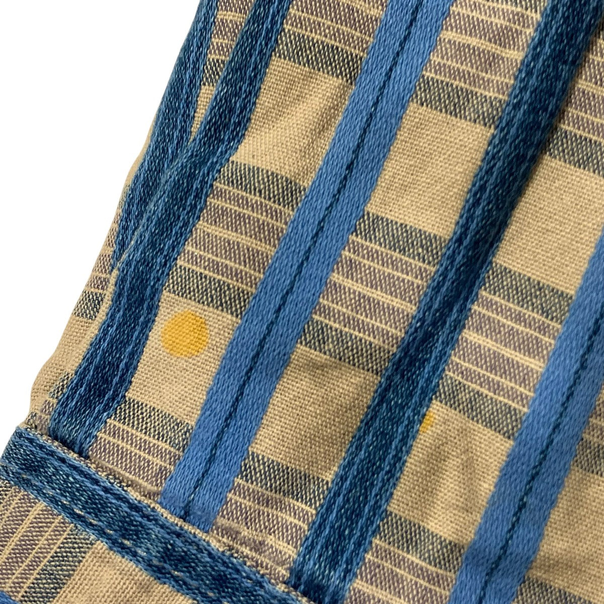 Wrangler(ラングラー) 80'S 紺タグチェックシャツ ベージュ