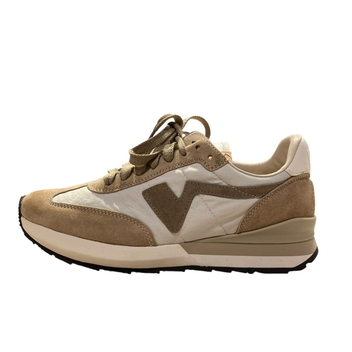 VISVIM(ビズビム) FKT RUNNERスニーカー ベージュ×ホワイト サイズ 9