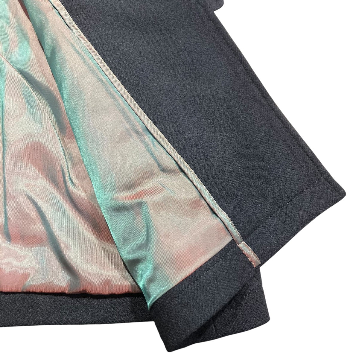 LORO PIANA×Style Edition ヘリンボーン柄 ステンカラー コートステン