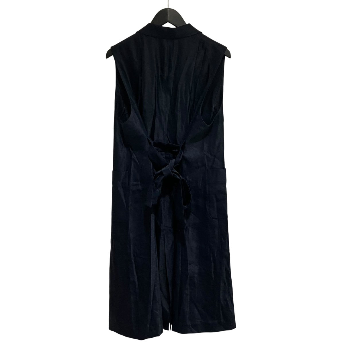 ANAYI リネンストレッチロングジレジレ1025417-10-390-65-380 古着・中古-2枚目のアイテム画像