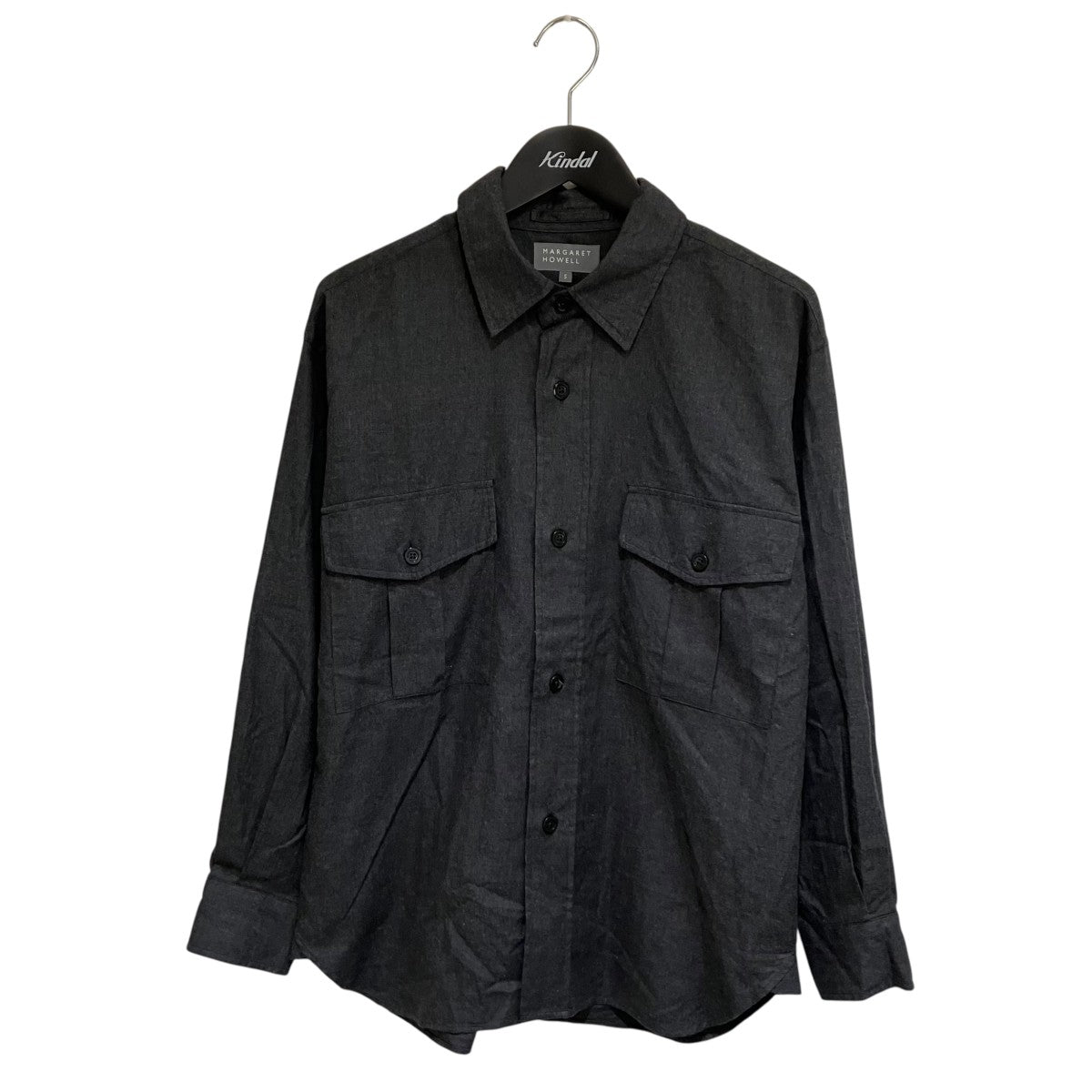 24AWBRUSHED COTTON SILK TWILL長袖ブラウス579-4250007
