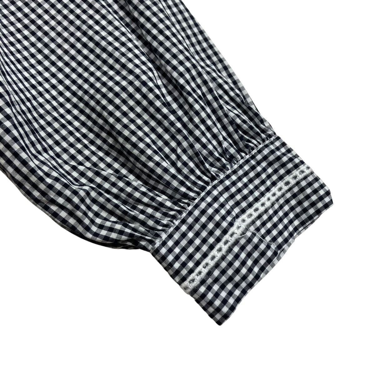 PAR ICI VINTAGE DOUBLE STAND SHIRTチェックブラウス50-01-BL-012-24-2 古着・中古-4枚目のアイテム画像