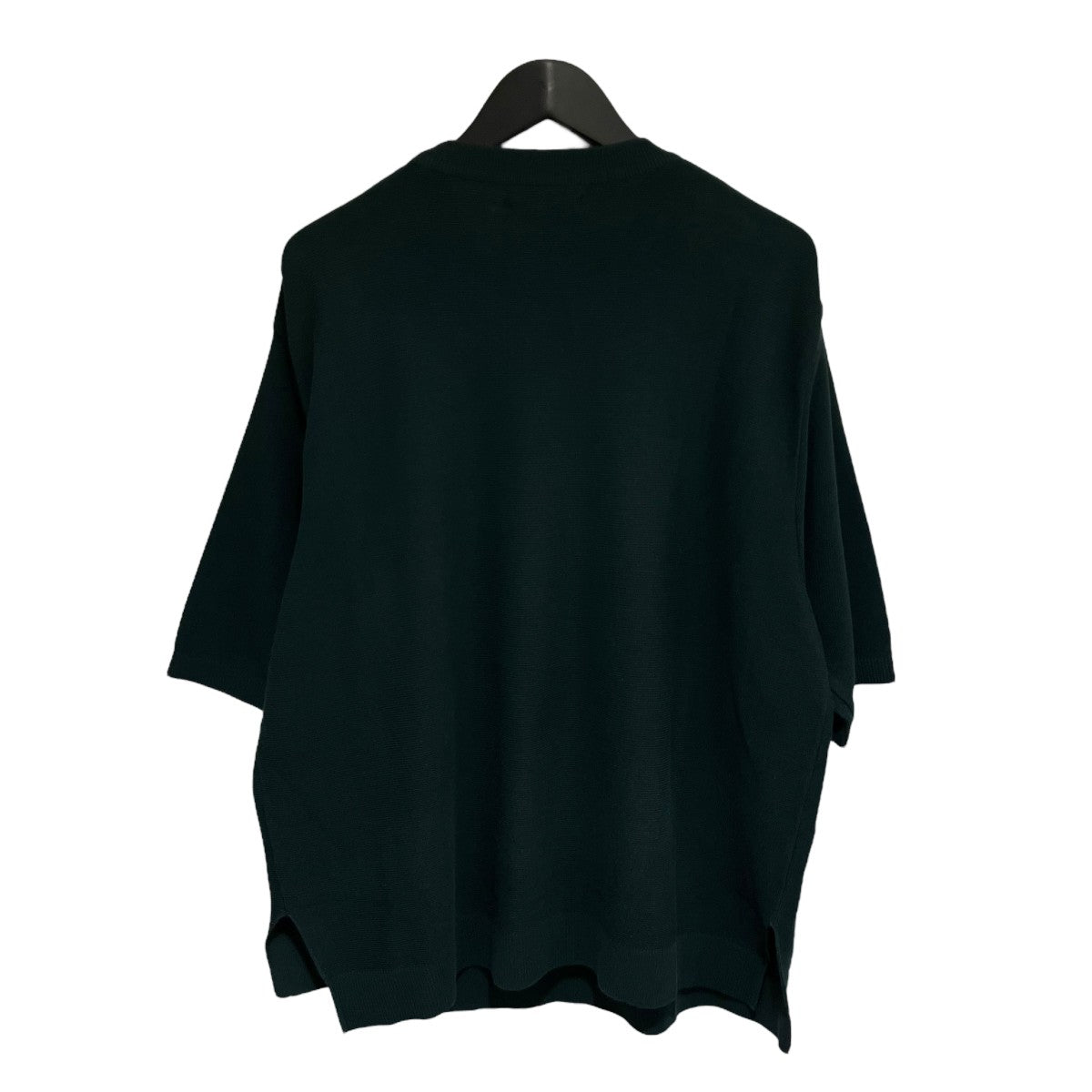 CULLNI(クルニ) 25SS【Bi Color Collarless Mesh Knit Jacket