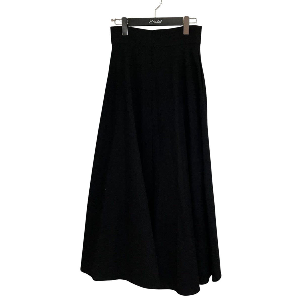 W FACE FRONT ZIP FLARE SKIRTダブルフェイスジップフレアスカート14109-6102
