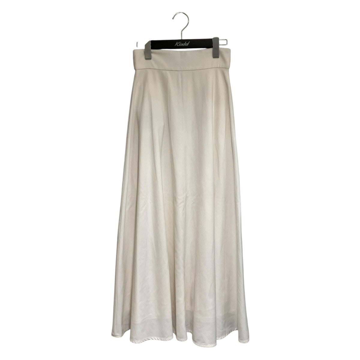 W FACE FRONT ZIP FLARE SKIRTダブルフェイスジップフレアスカート14109-6102
