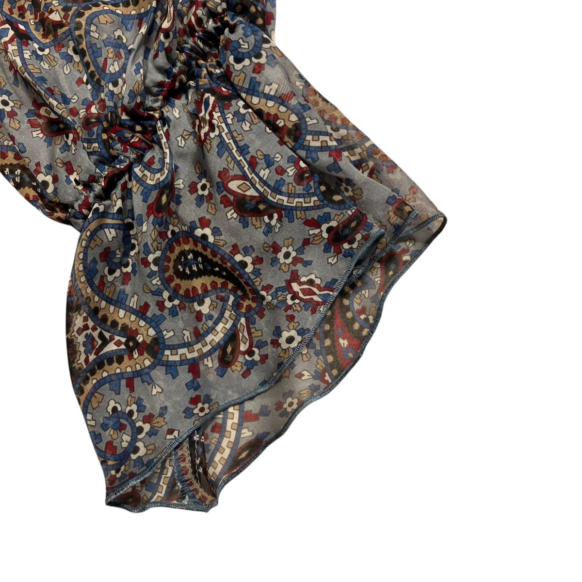 ANAYI(アナイ) ペイズリー柄 シルクロングワンピース102027-14-200