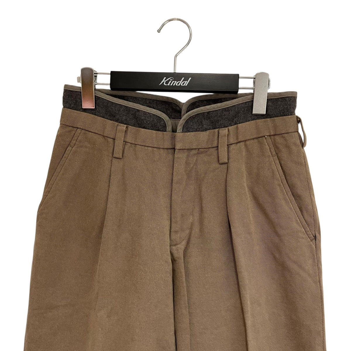 KOLOR(カラー) クロップドパンツ13WCM-P05104 13WCM-P05104 ブラウン