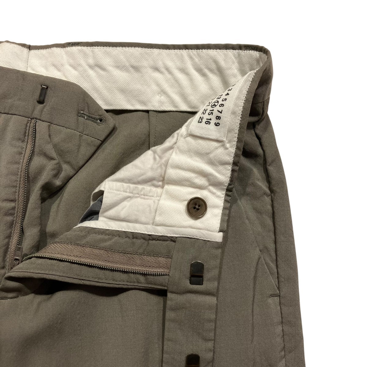 Maison Margiela Wool Slim TrousersスラックスパンツS50KA0389 古着・中古-5枚目のアイテム画像