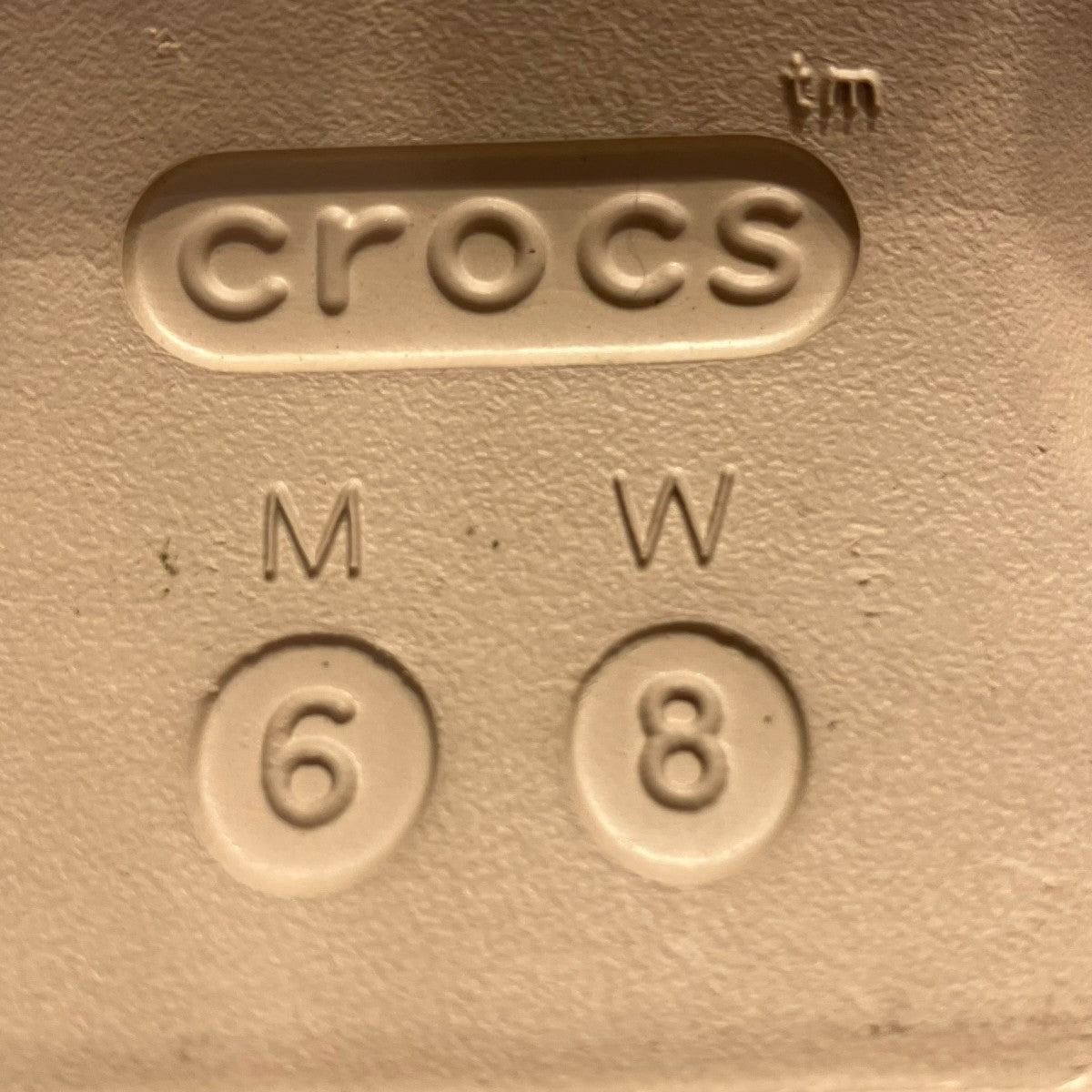 crocs(クロックス) STOMP CRYSTAL CLOGサンダル ベージュ サイズ