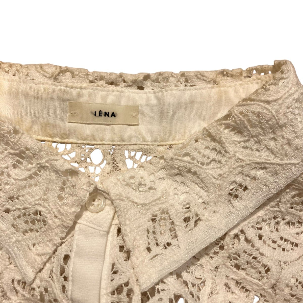 IENA(イエナ) 24SSラッセルレースシャツ24-050-900-0740-3-0 24