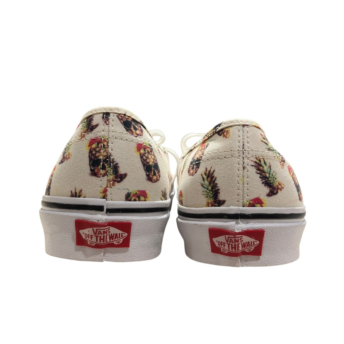 VANS(バンズ) スカルパイナップルAUTHENTICスニーカー ホワイト
