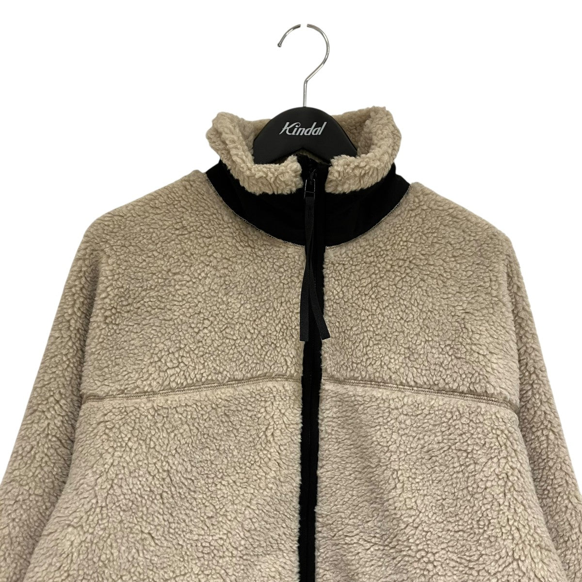 ポリエステルアクリルボア ジップアップブルゾンフリースジャケット12-07-14-07701