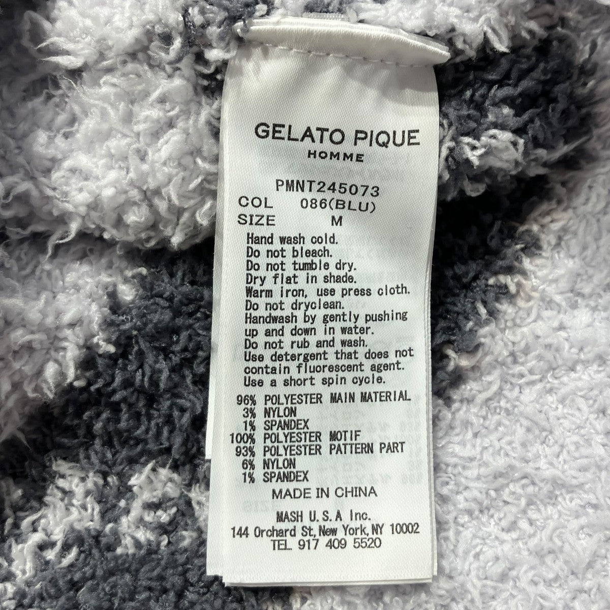 HOMMEジェラートJamesフェアアイルJQDカーディガンPMNT245073