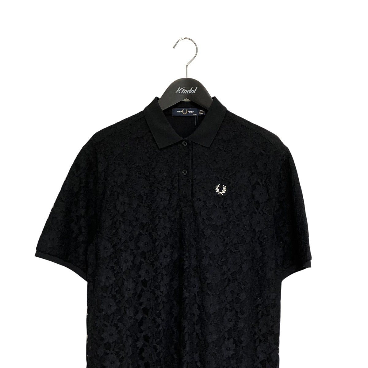 FRED PERRY Lace Overlay DressワンピースD9171 古着・中古-3枚目のアイテム画像