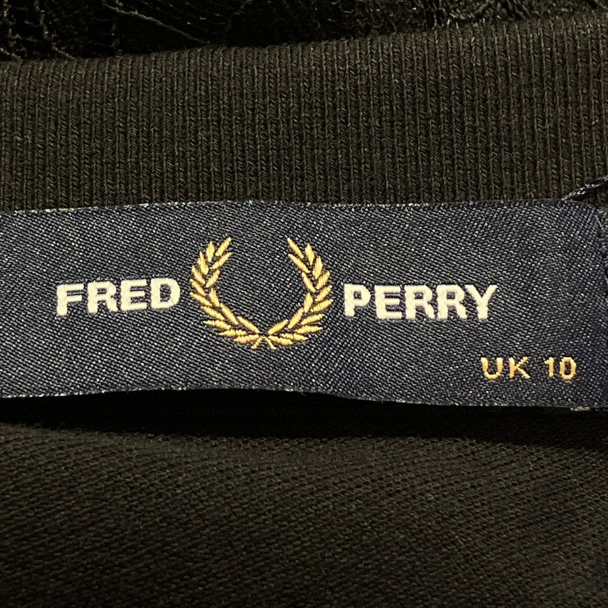 FRED PERRY Lace Overlay DressワンピースD9171 古着・中古-5枚目のアイテム画像
