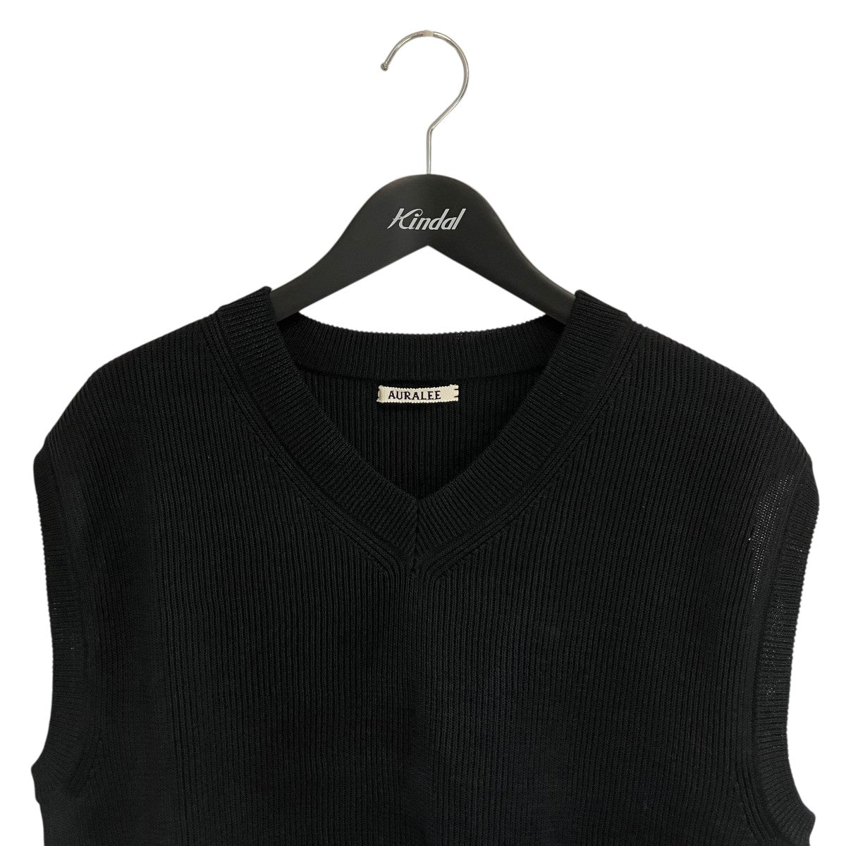 FLAT YARN RIB KNIT VESTニットベストA25SV03SY