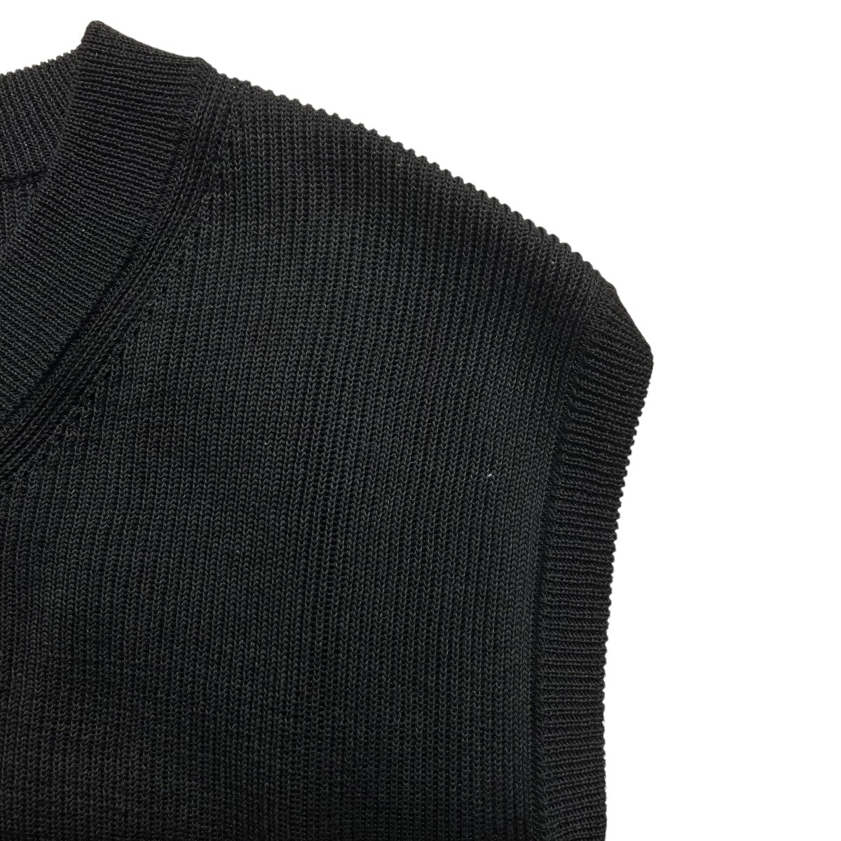 FLAT YARN RIB KNIT VESTニットベストA25SV03SY
