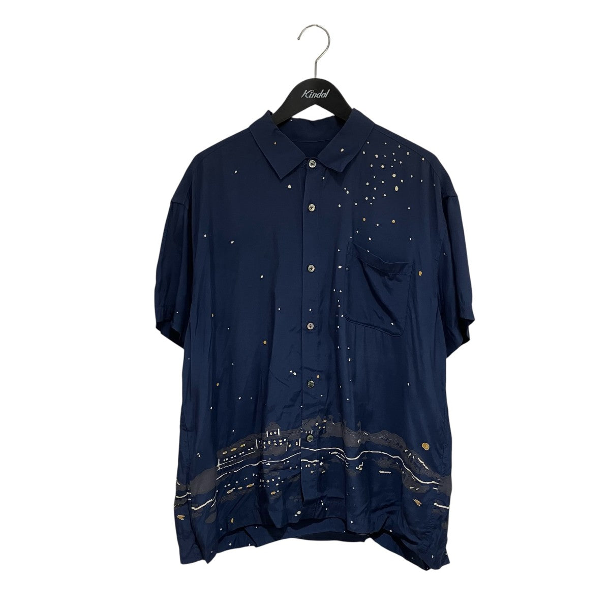 Porter Classic HONOLULU MOON NIGHT ALOHA SHIRT半袖シャツ 古着・中古-1枚目のアイテム画像