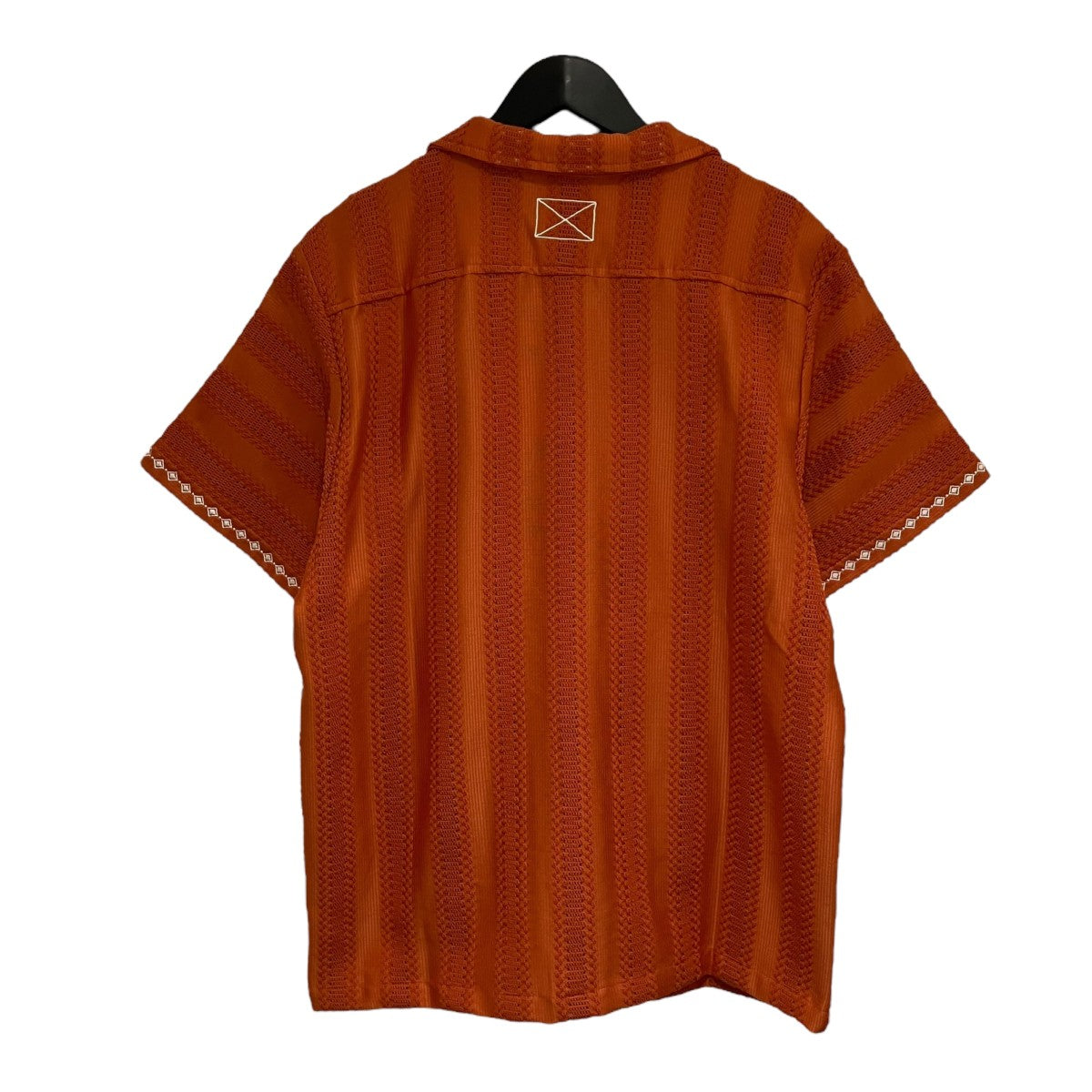 MLVINCE 24SS STRIPE LACE S S SHIRTS 半袖シャツ 古着・中古-2枚目のアイテム画像