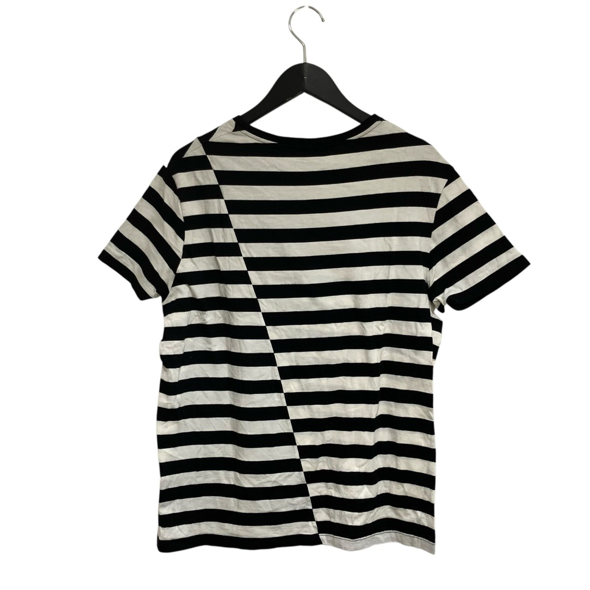 Saint Laurent Paris 14SSエディ期 スプリットボーダーTシャツ360062 古着・中古-2枚目のアイテム画像
