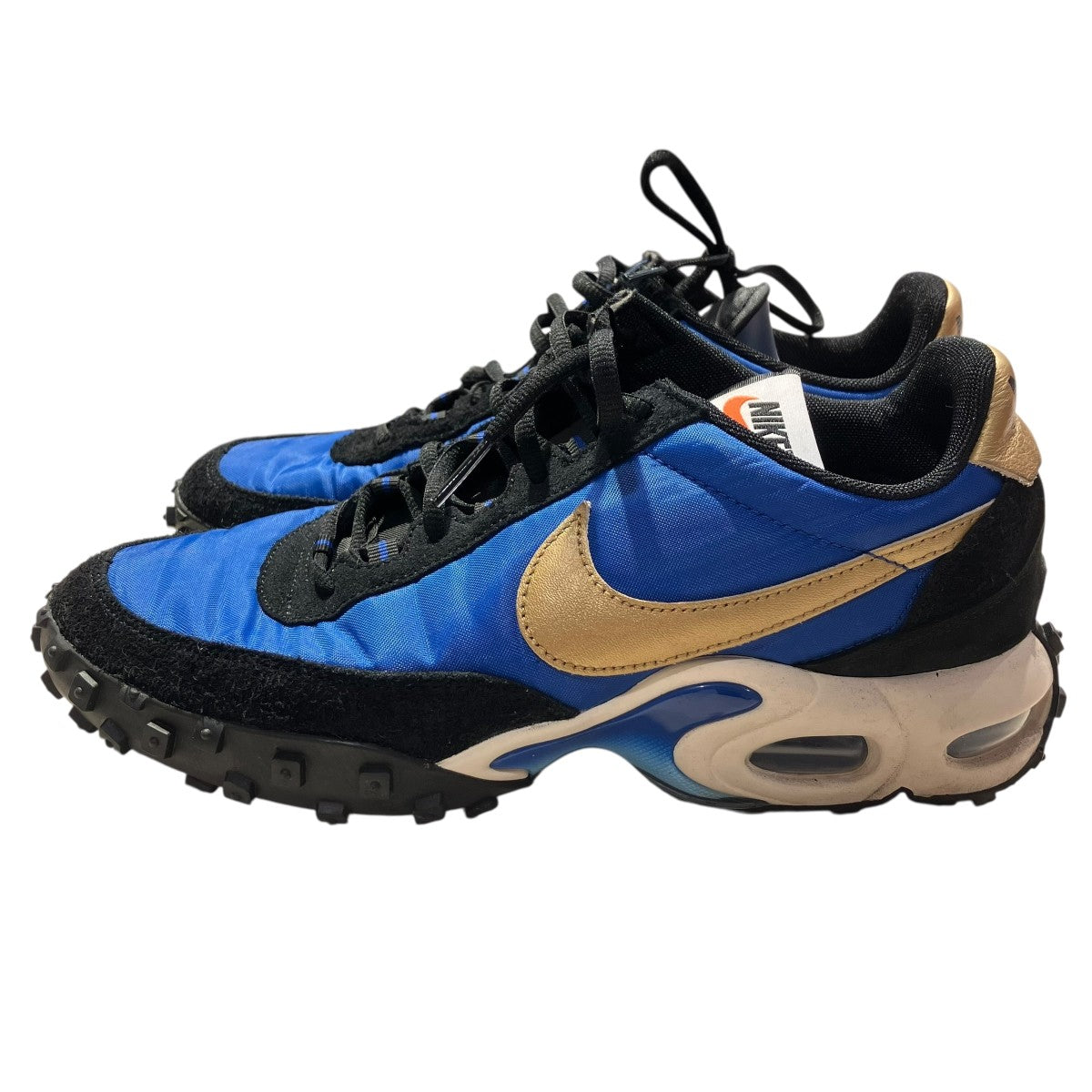 Air Max Waffle Black and Hyper BlueスニーカーFV6946-400