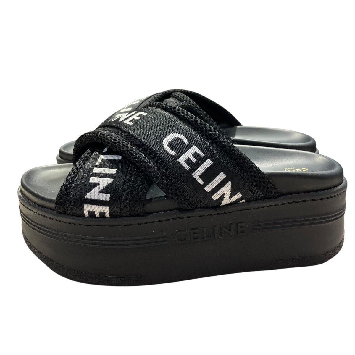 CELINE ブロックスライド 厚底サンダルビーチサンダル0223 古着・中古-3枚目のアイテム画像